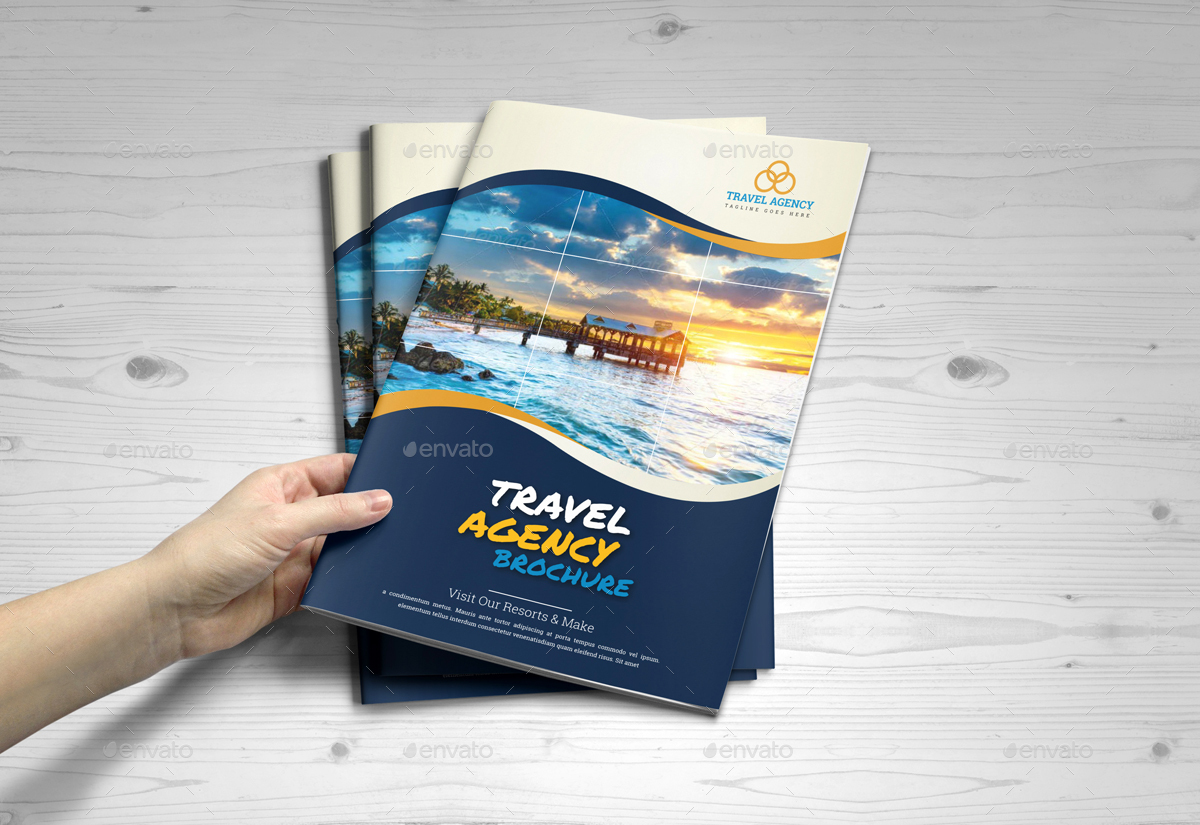 Travel Agency Brochure Catalog InDesign Template v7, Print Templates